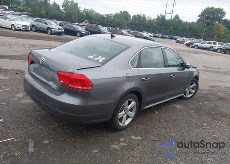 2012 Volkswagen Passat Se from USA, damaged, VIN 1VWBH7A31CC062168